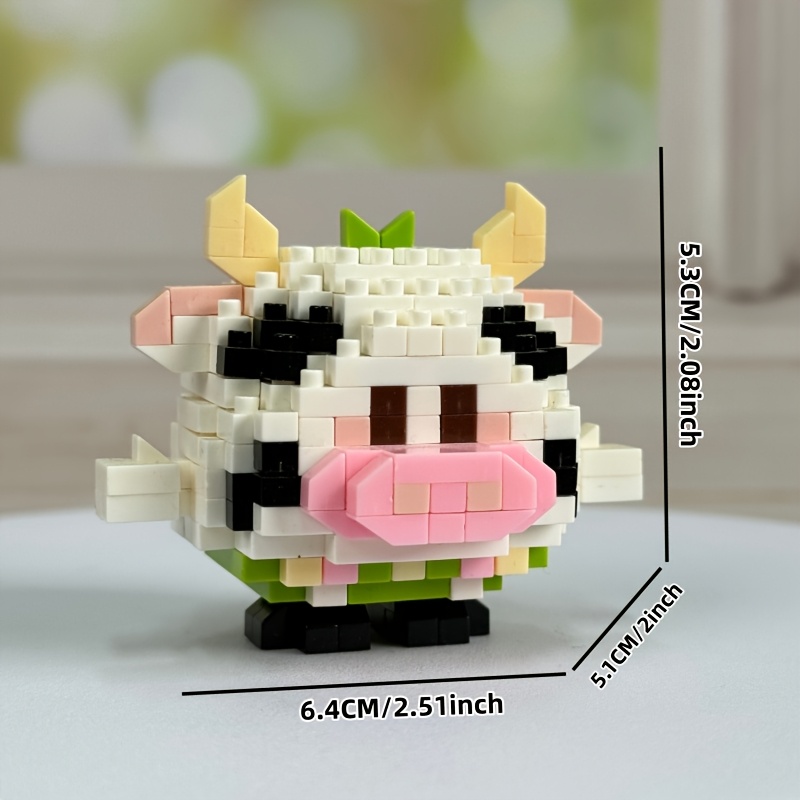 Cute Spherical Animal Mini Blocks, Educational Gift